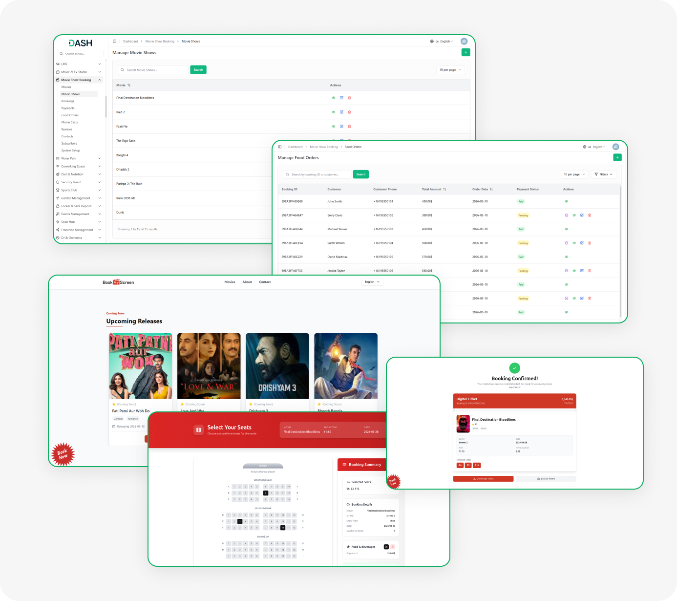 Movie Show Booking System