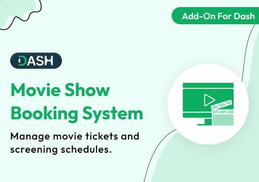 Movie Show Booking System – Dash SaaS Add-On