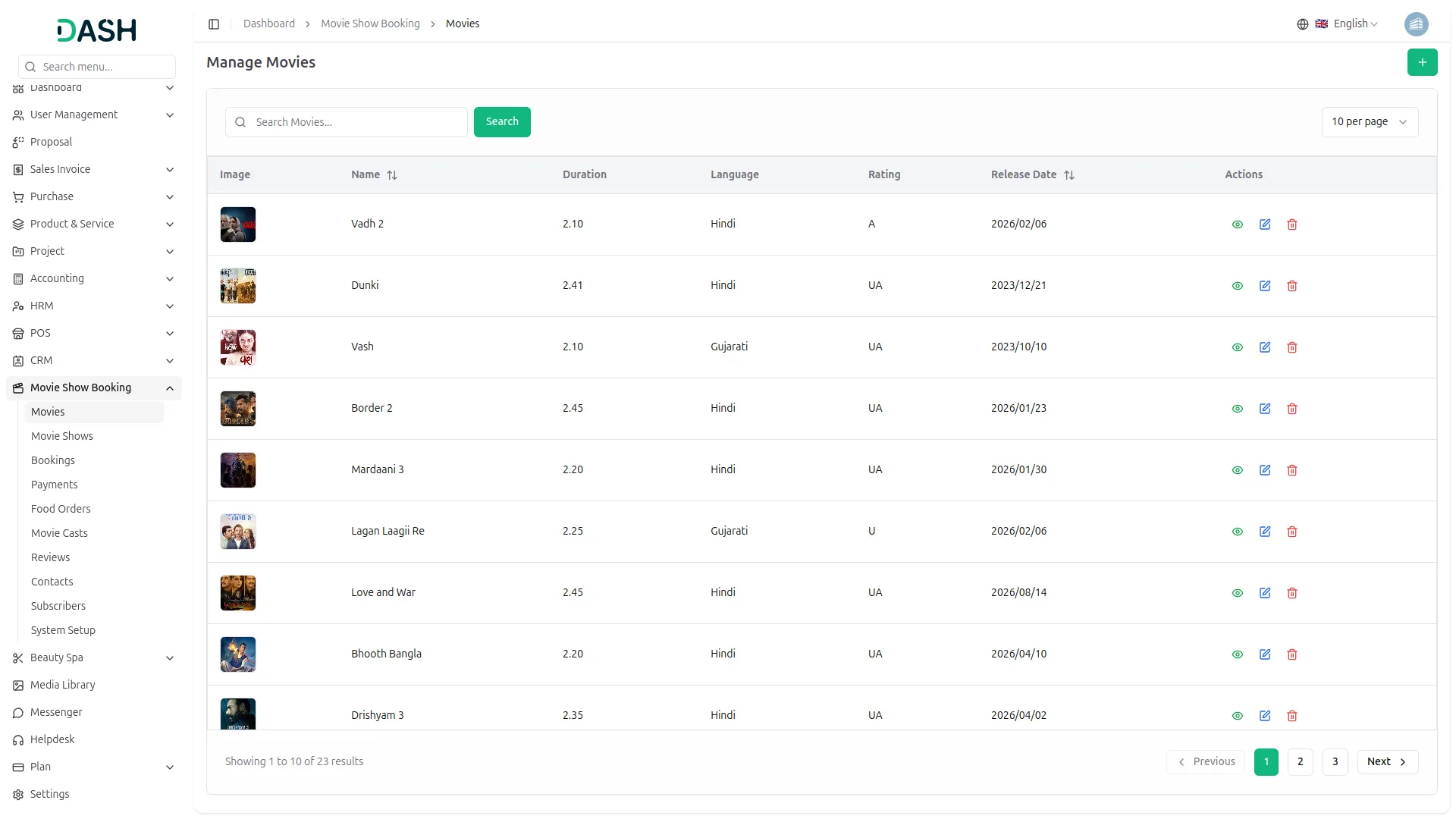 Movie Show Booking System