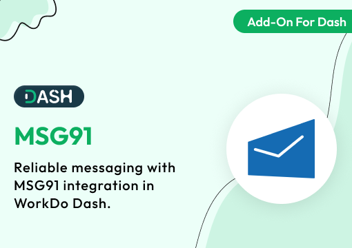 MSG91 – Dash SaaS Add-On