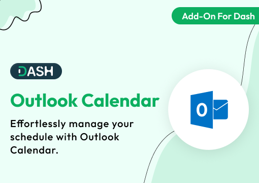 Outlook Calendar – Dash SaaS Add-On