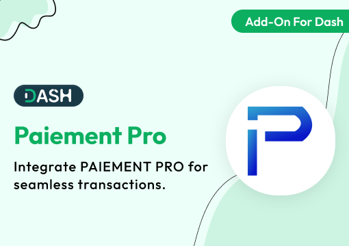 Paiement Pro – Dash SaaS Add-On