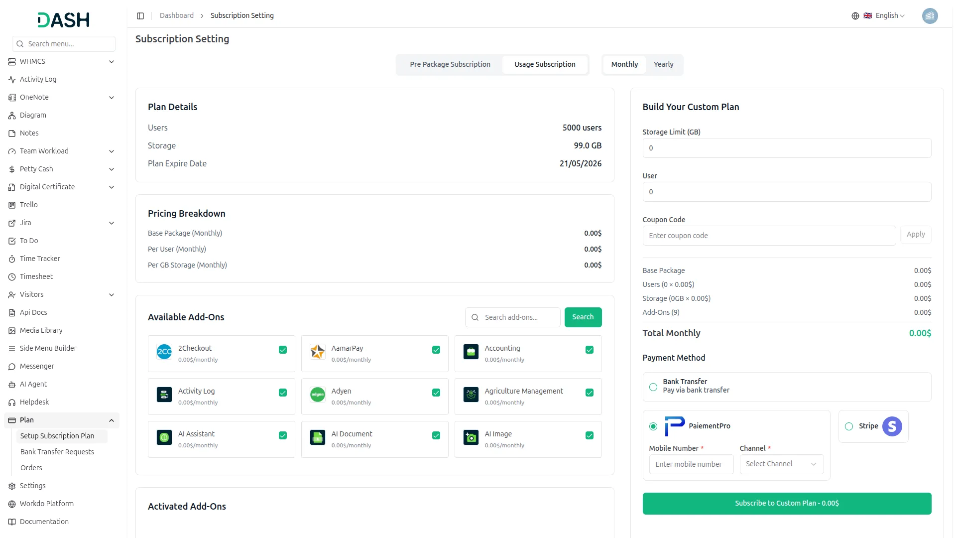 Paiement Pro