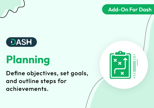 Planning – Dash SaaS Add-On