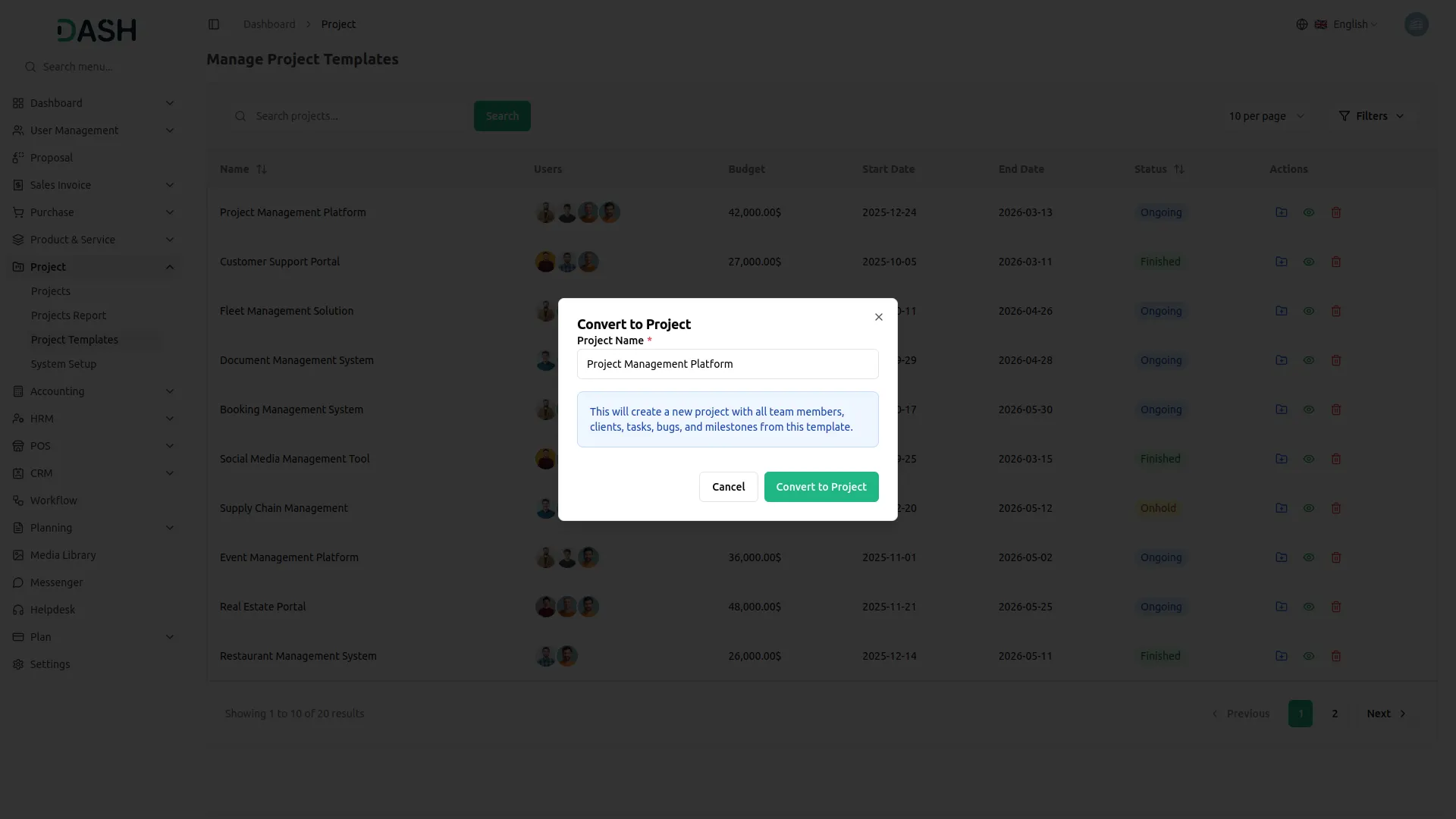 Project Template