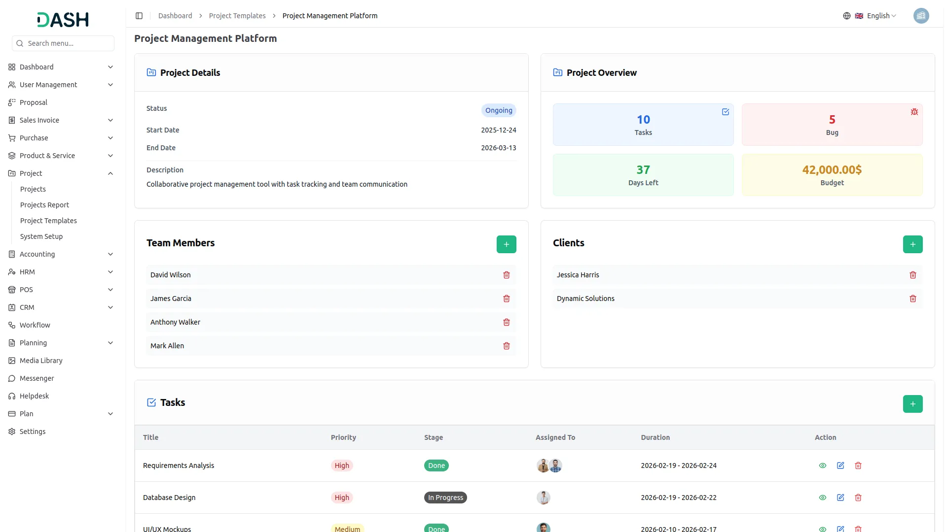 Project Template