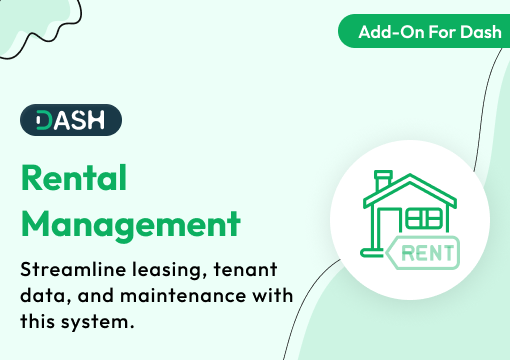 Rental Management – Dash SaaS Add-On