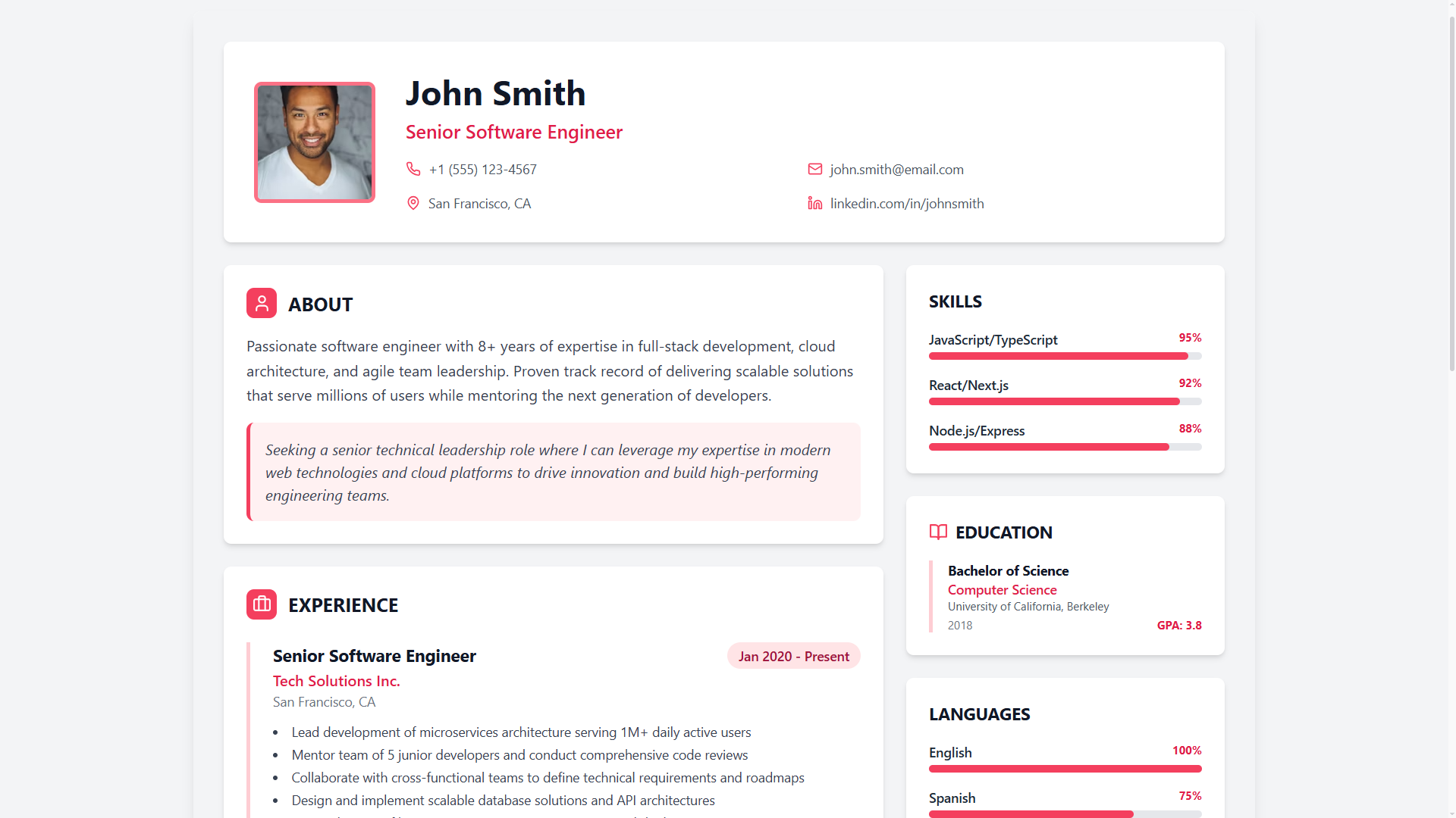 Resume Builder