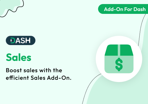 Sales – Dash SaaS Add-On