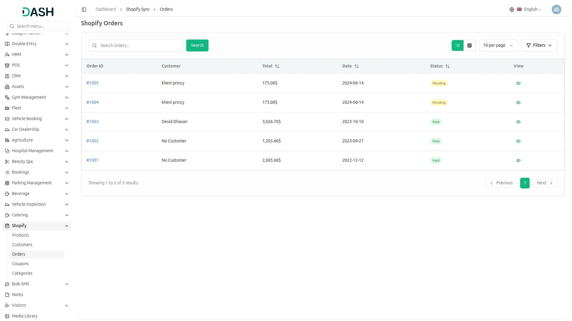 Shopify Sync