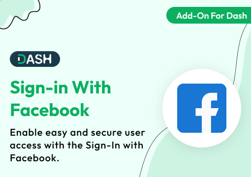 Sign-In With Facebook – Dash SaaS Add-On
