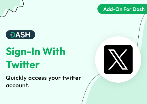 Sign-In With Twitter – Dash SaaS Add-On