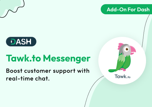 Tawk.to Messenger – Dash SaaS Add-On