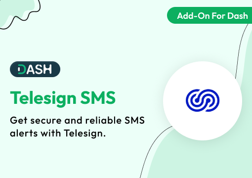 Telesign SMS – Dash SaaS Add-On