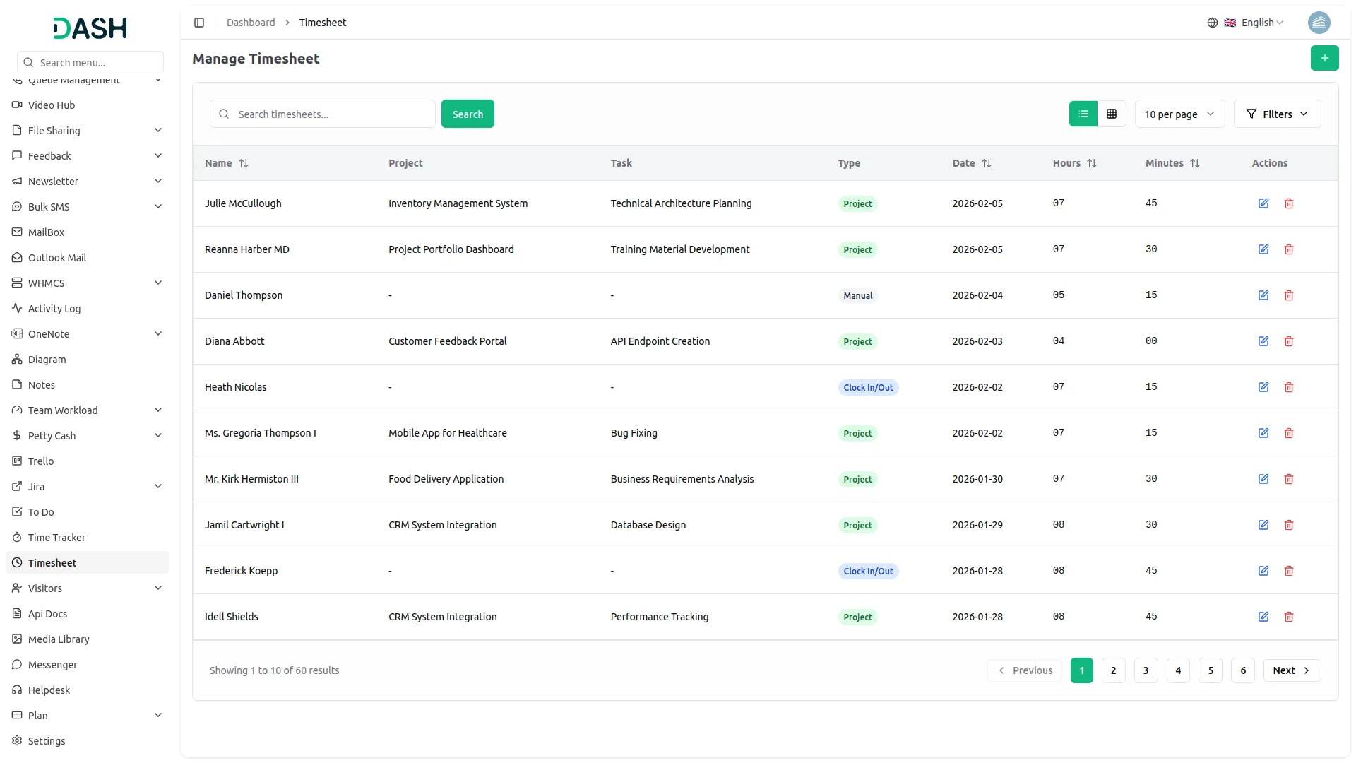 Timesheet