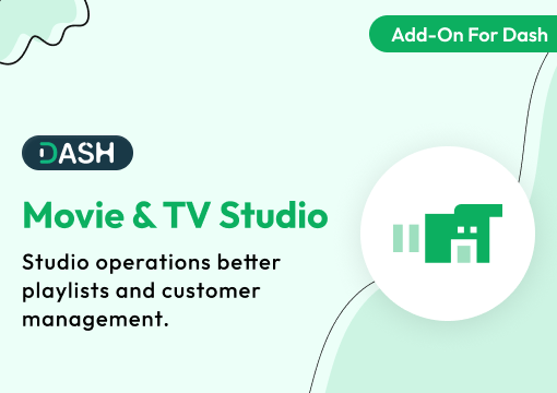 Movie & Tv Studio – Dash SaaS Add-On