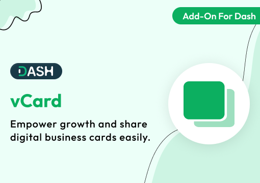 vCard – Dash SaaS Add-On