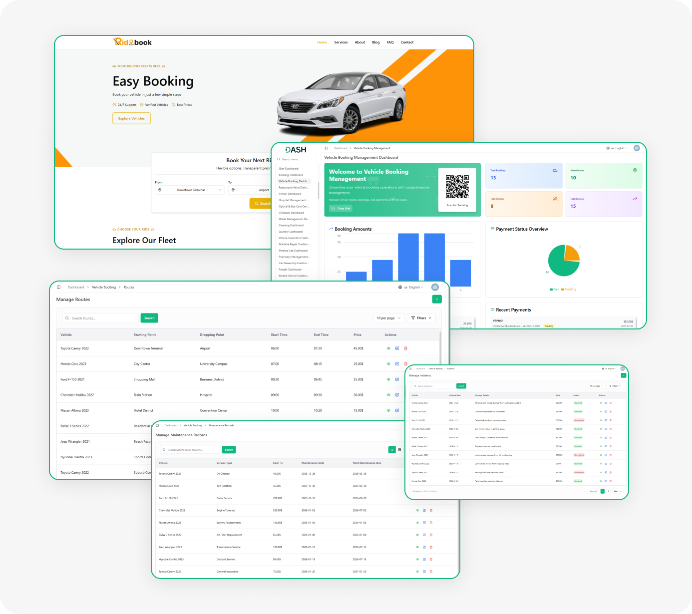 Vehicle Booking Management