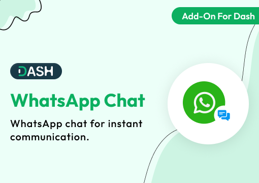 WhatsApp Chat – Dash SaaS Add-On