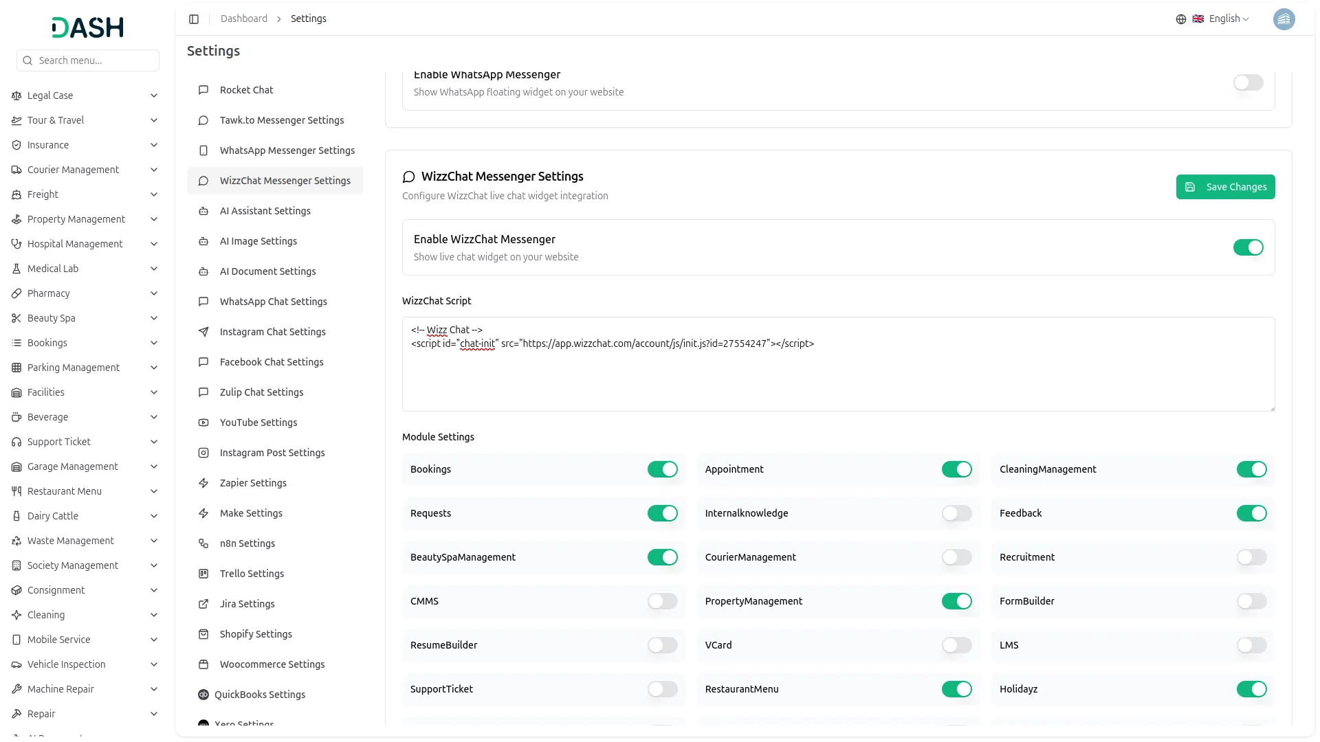 WizzChat Messenger
