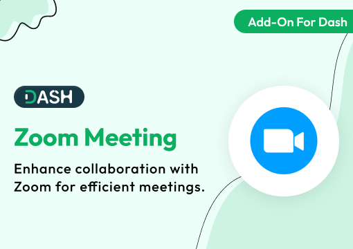 Zoom Meeting – Dash SaaS Add-On