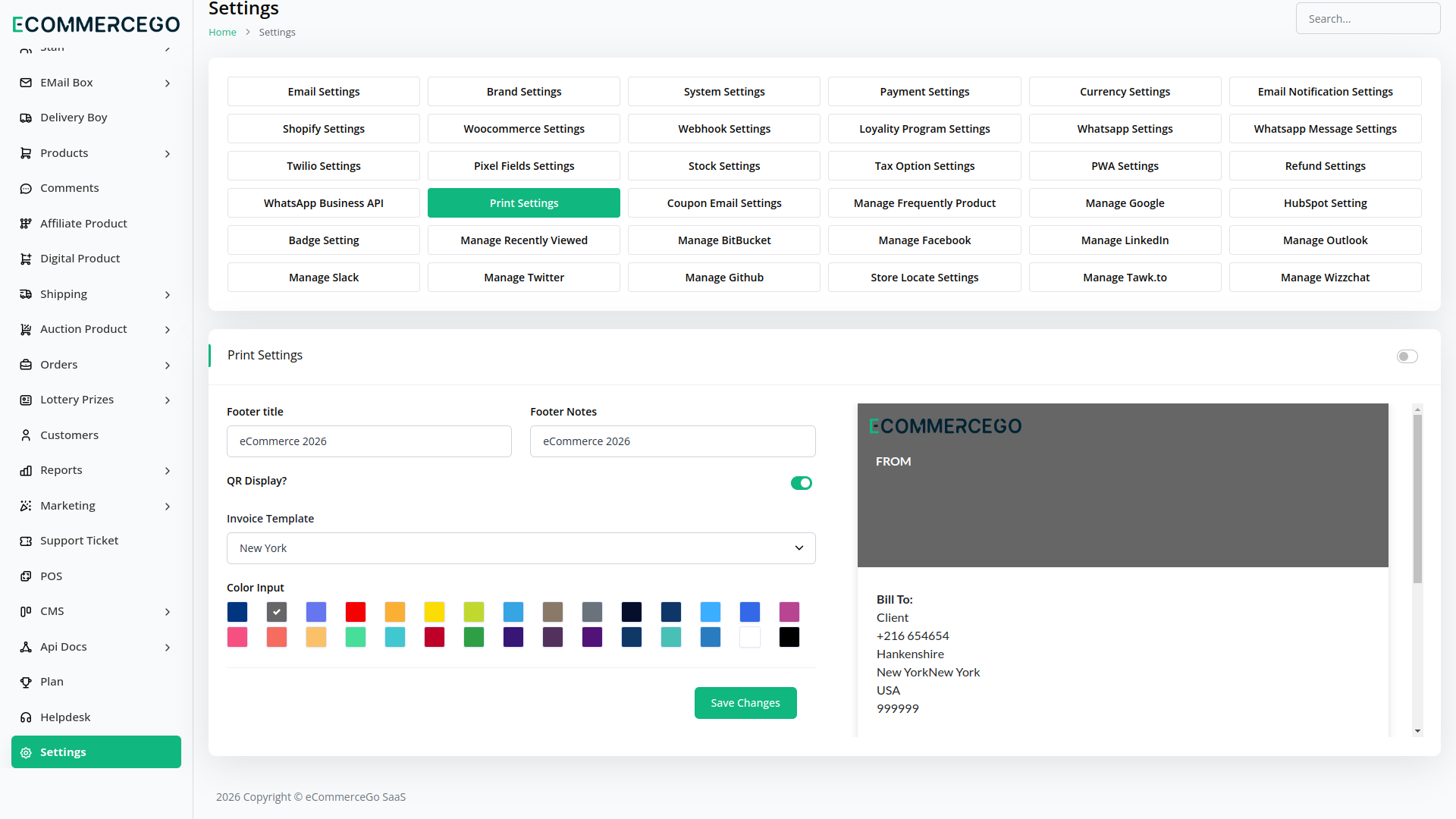 Automatic Order Printing – eCommerceGo Add-On