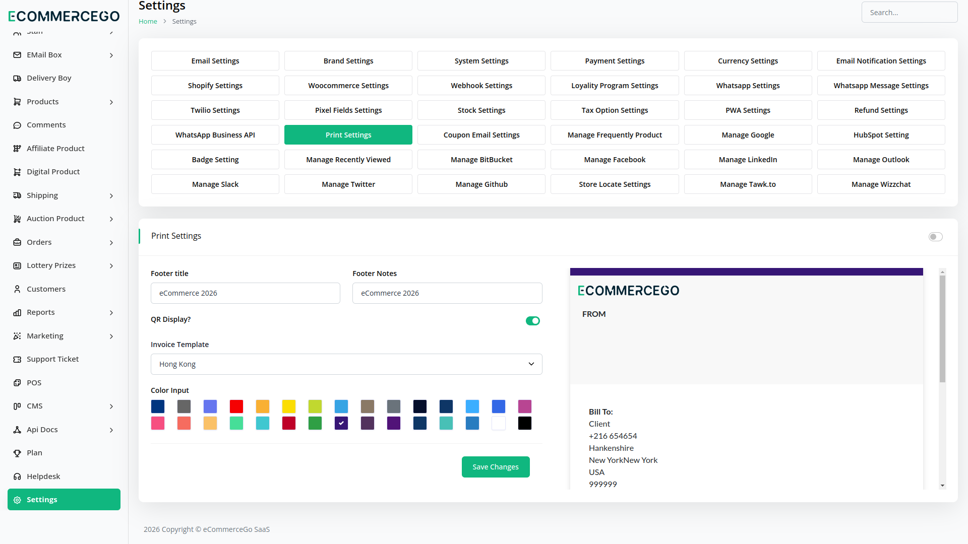 Automatic Order Printing – eCommerceGo Add-On