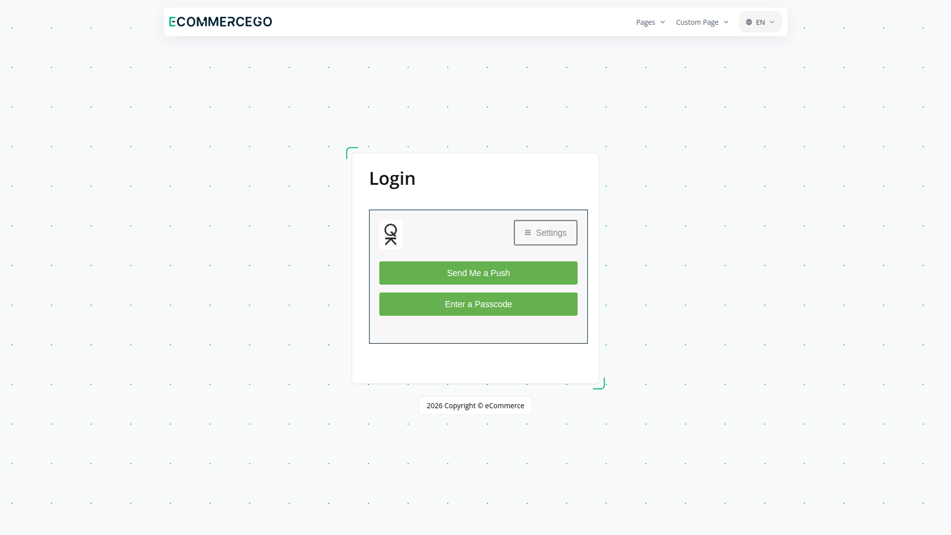 Duo2FA – eCommerceGo Add-On