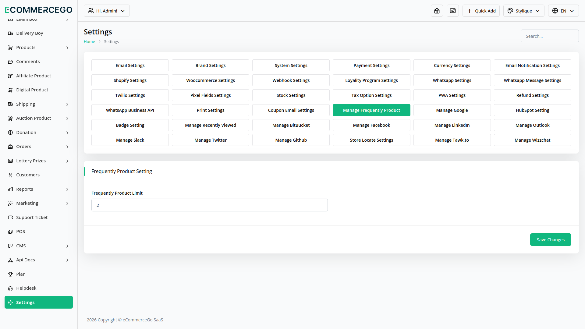 Frequently Product – eCommerceGo Add-On