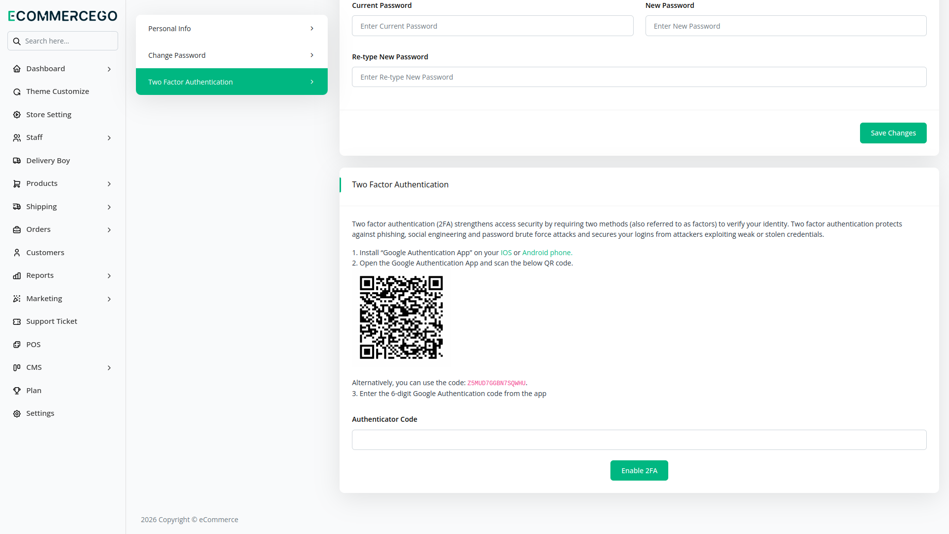 Google Authentication – eCommerceGo Add-On