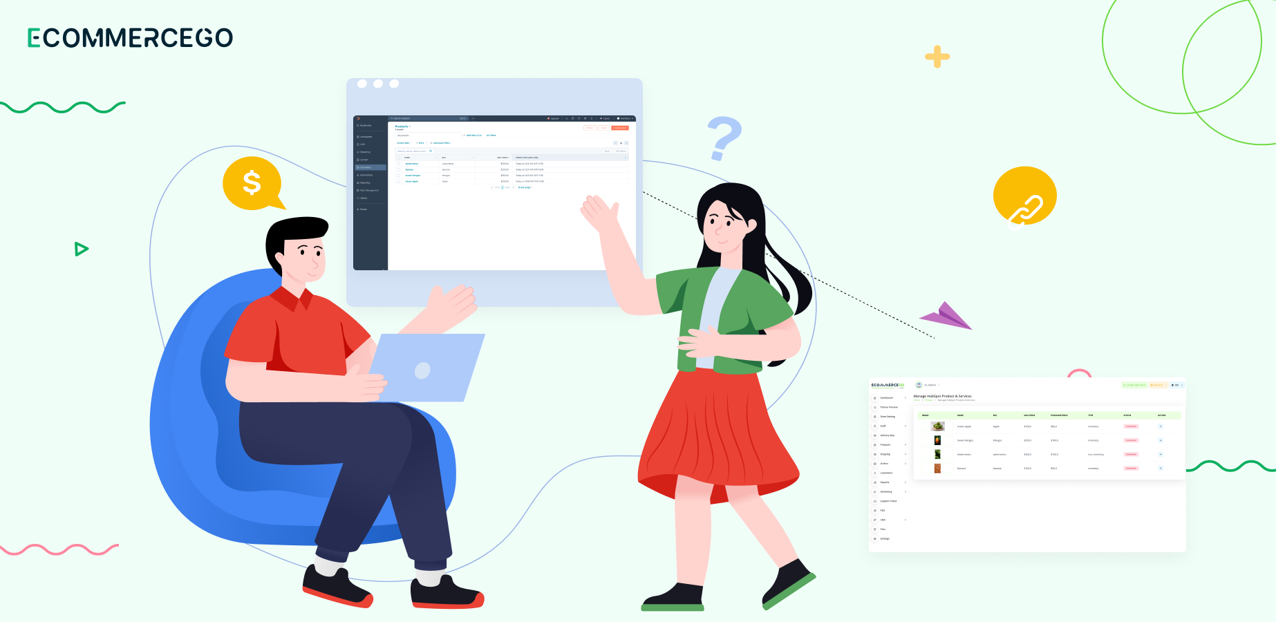 HubSpot – eCommerceGo Add-On