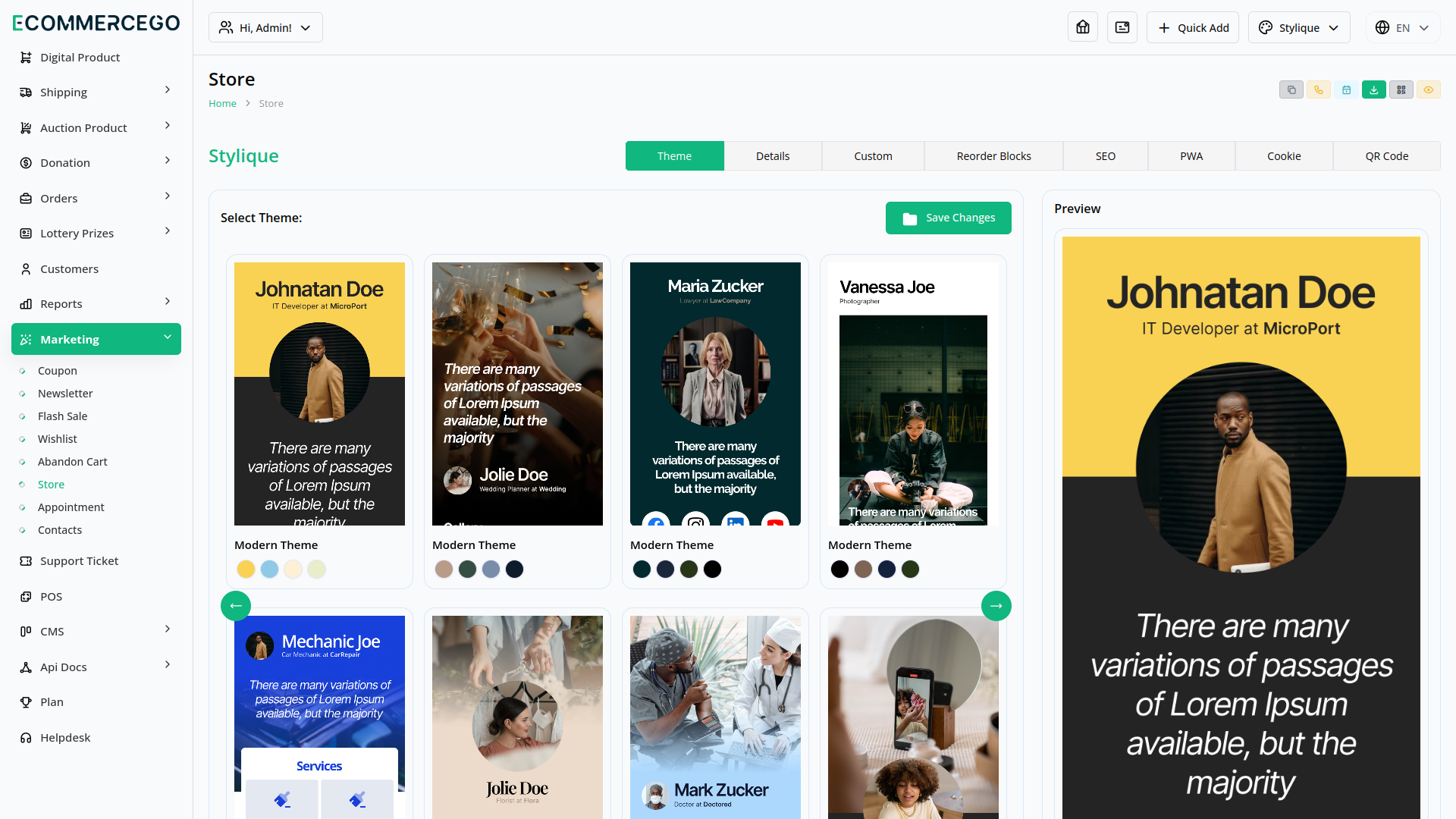 Marketing – eCommerceGo Add-On