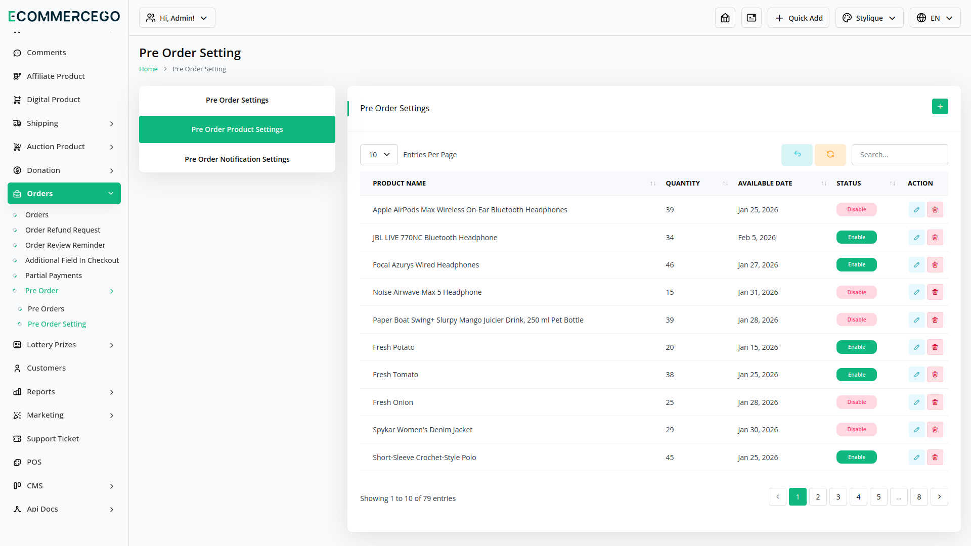 Pre Order – eCommerceGo Add-On