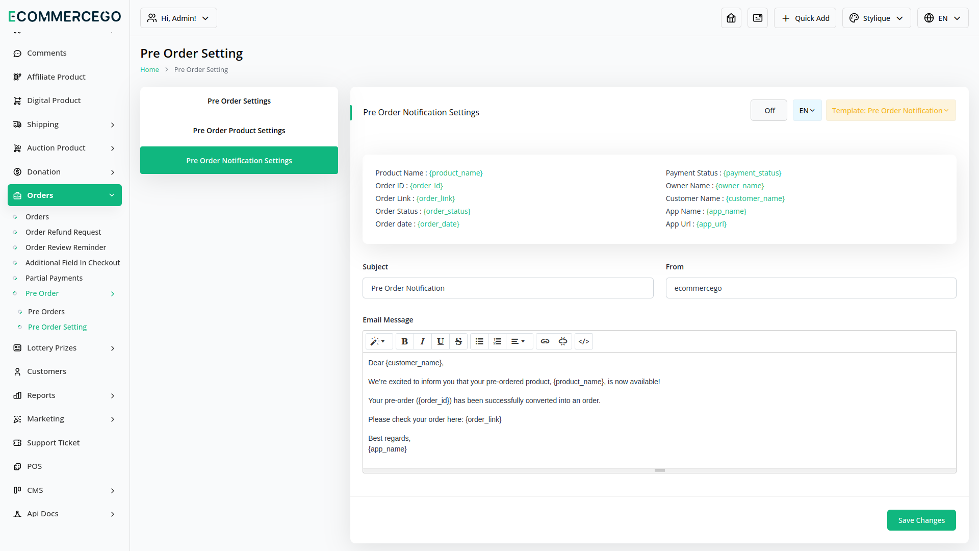 Pre Order – eCommerceGo Add-On