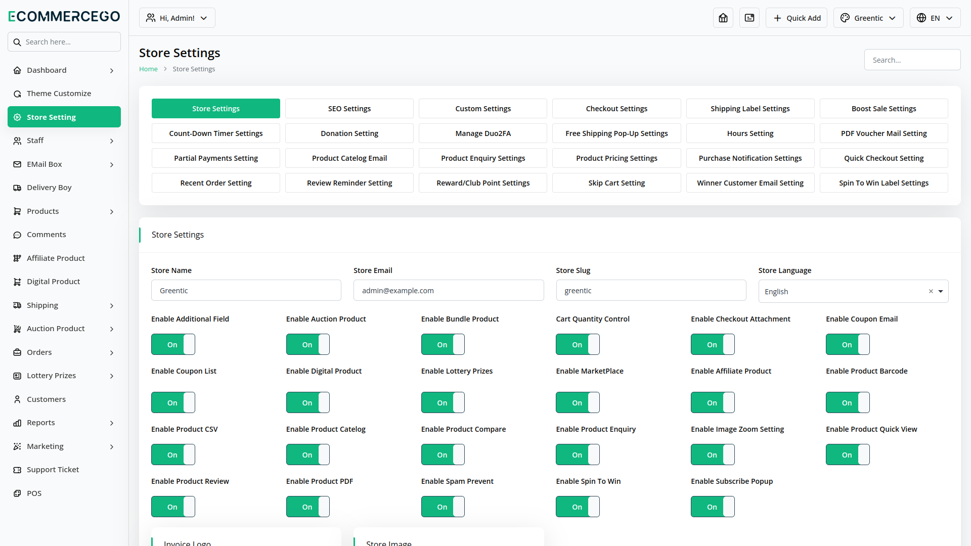 Product Catelog – eCommerceGo Add-On