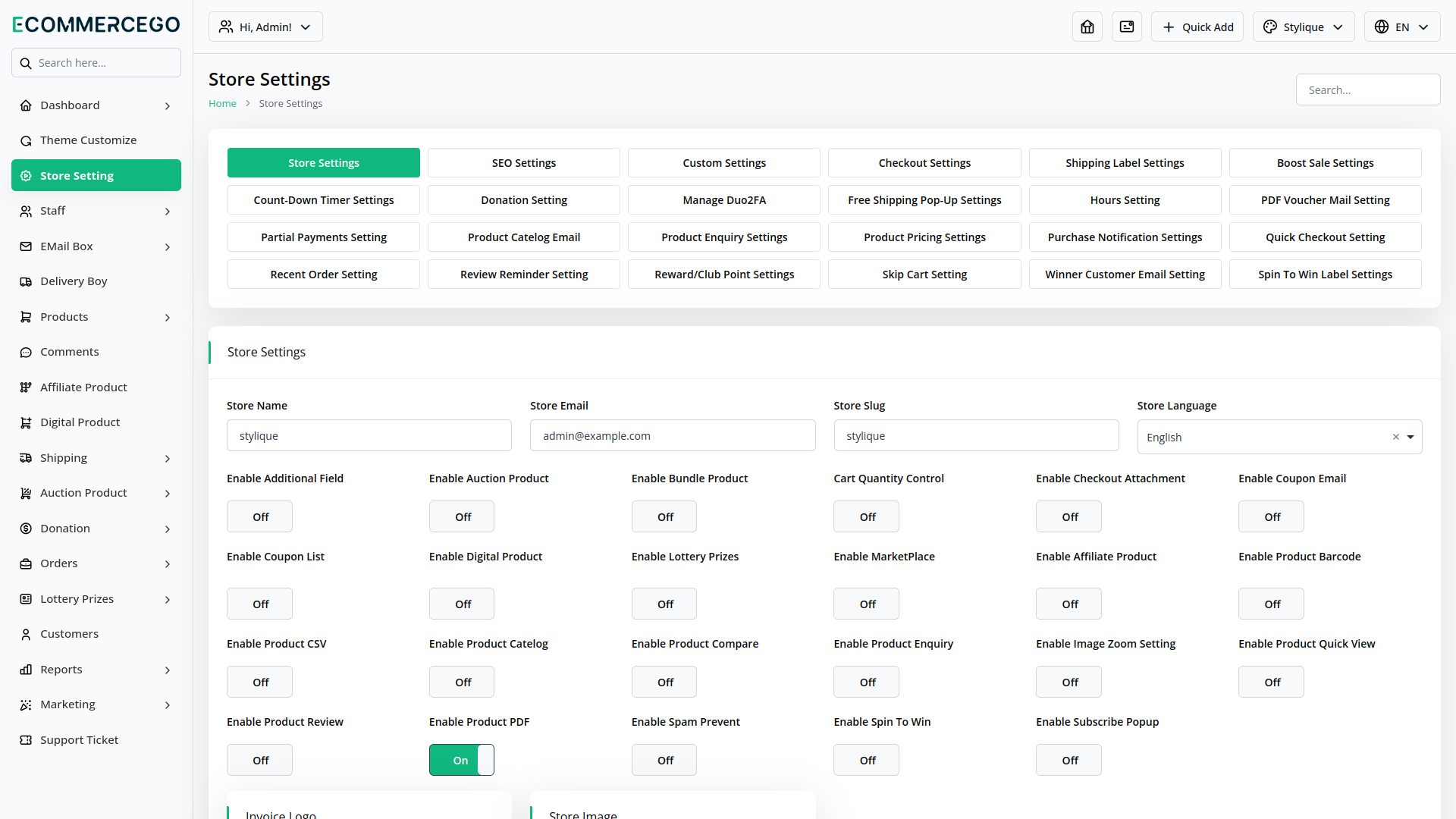 Products PDF – eCommerceGo Add-On