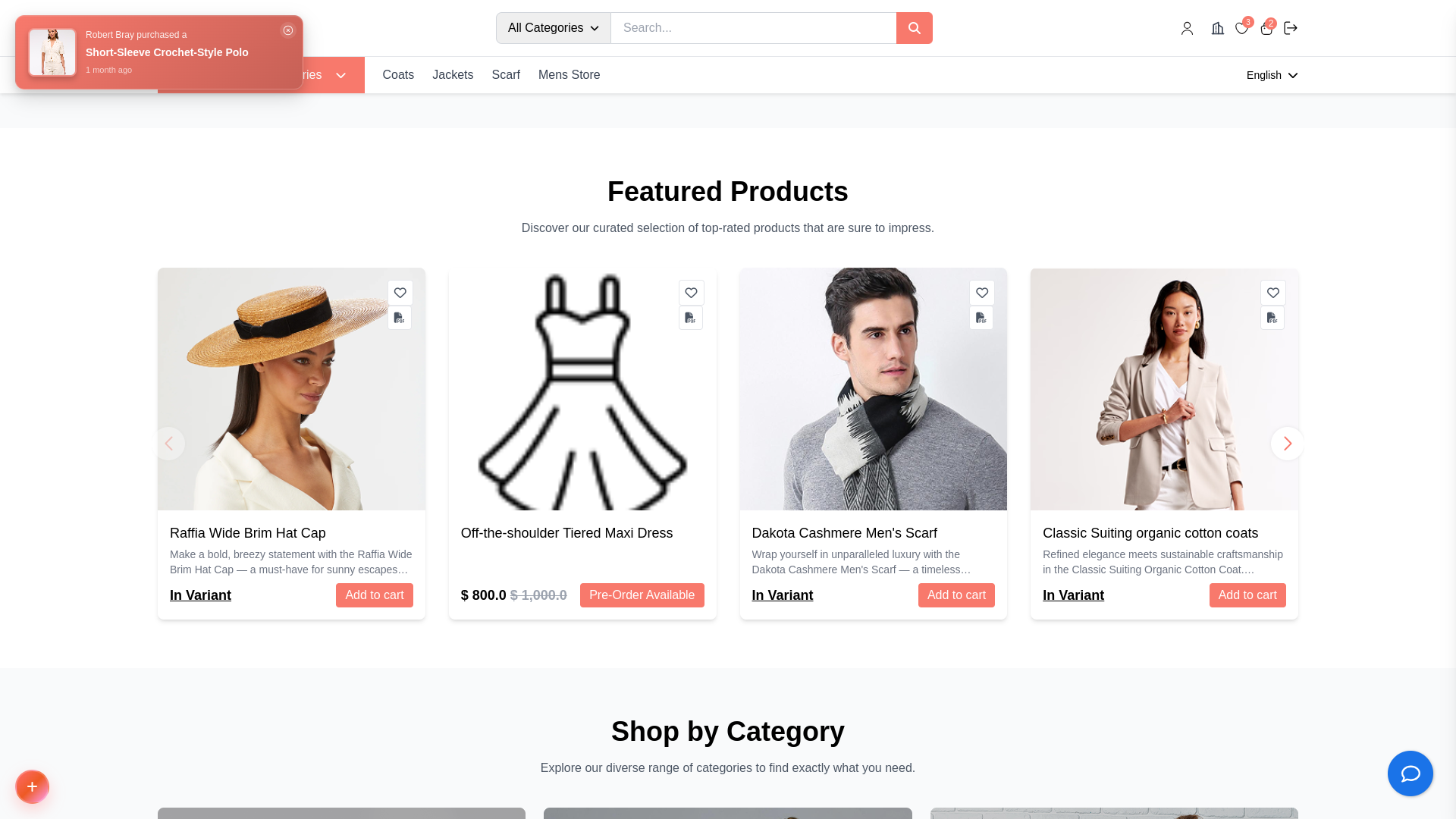 Purchase Notification – eCommerceGo Add-On