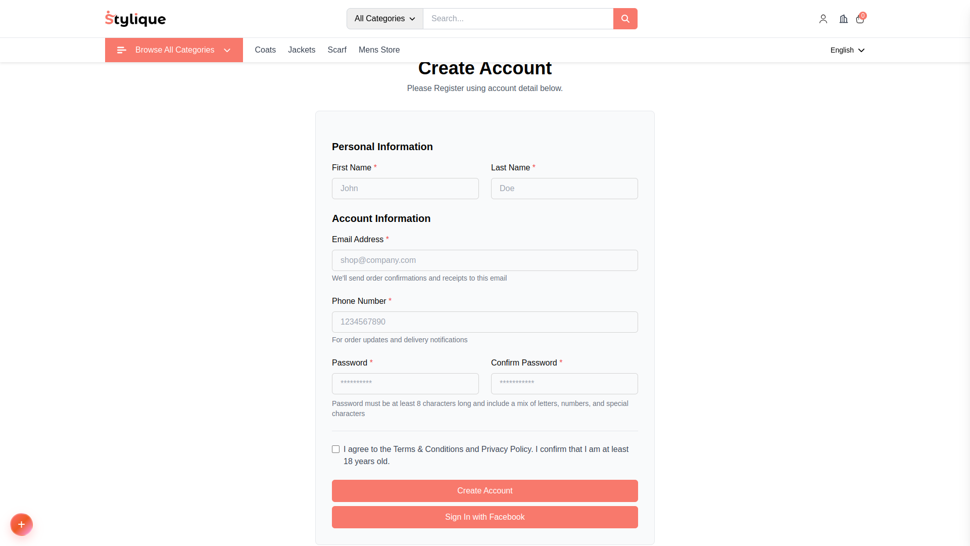 Sign-In With Facebook – eCommerceGo Add-On