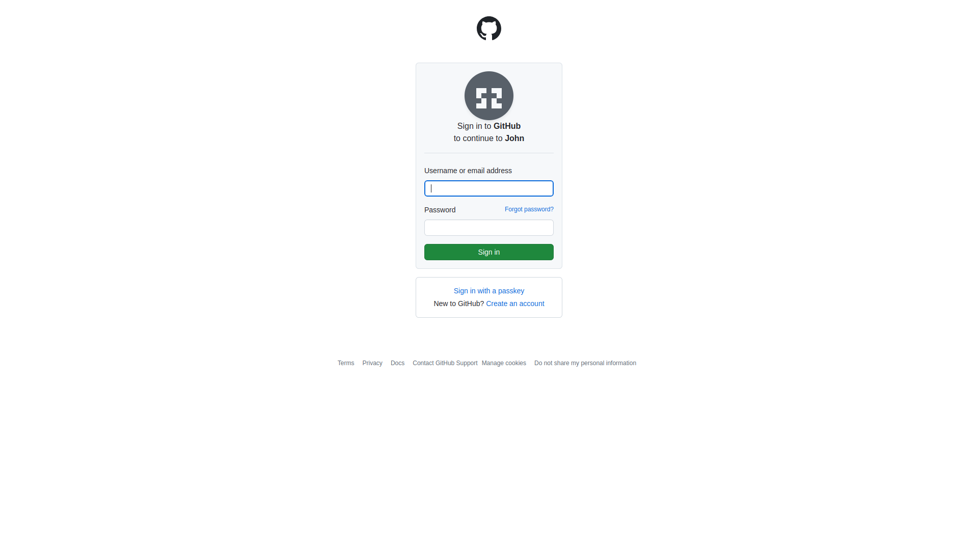 Sign-In with Github – eCommerceGo Add-On