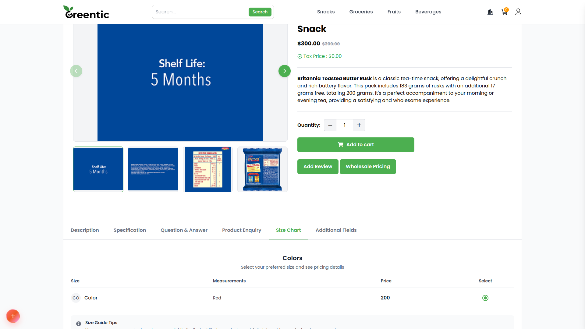 Size Guideline – eCommerceGo Add-On
