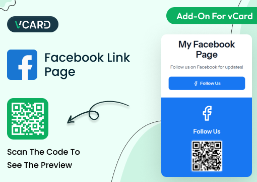 Facebook Link Page – vCard SaaS Add-On