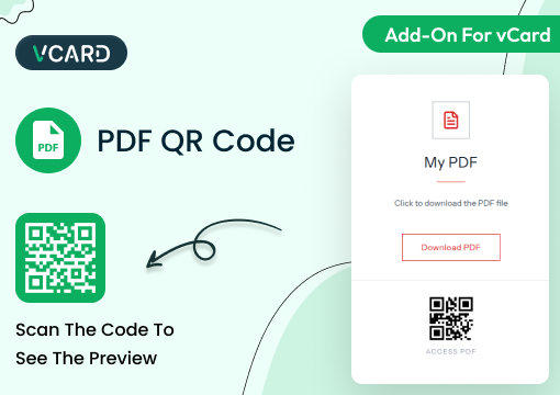 PDF QR Code – vCard SaaS Add-On