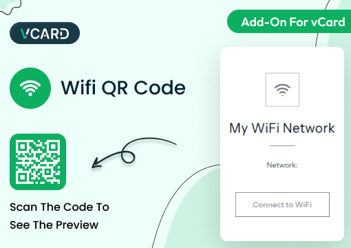 Wifi Qr Code – vCard SaaS Add-On