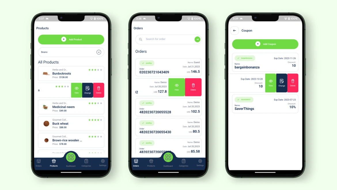 eCommerceGo SaaS Seller Apps