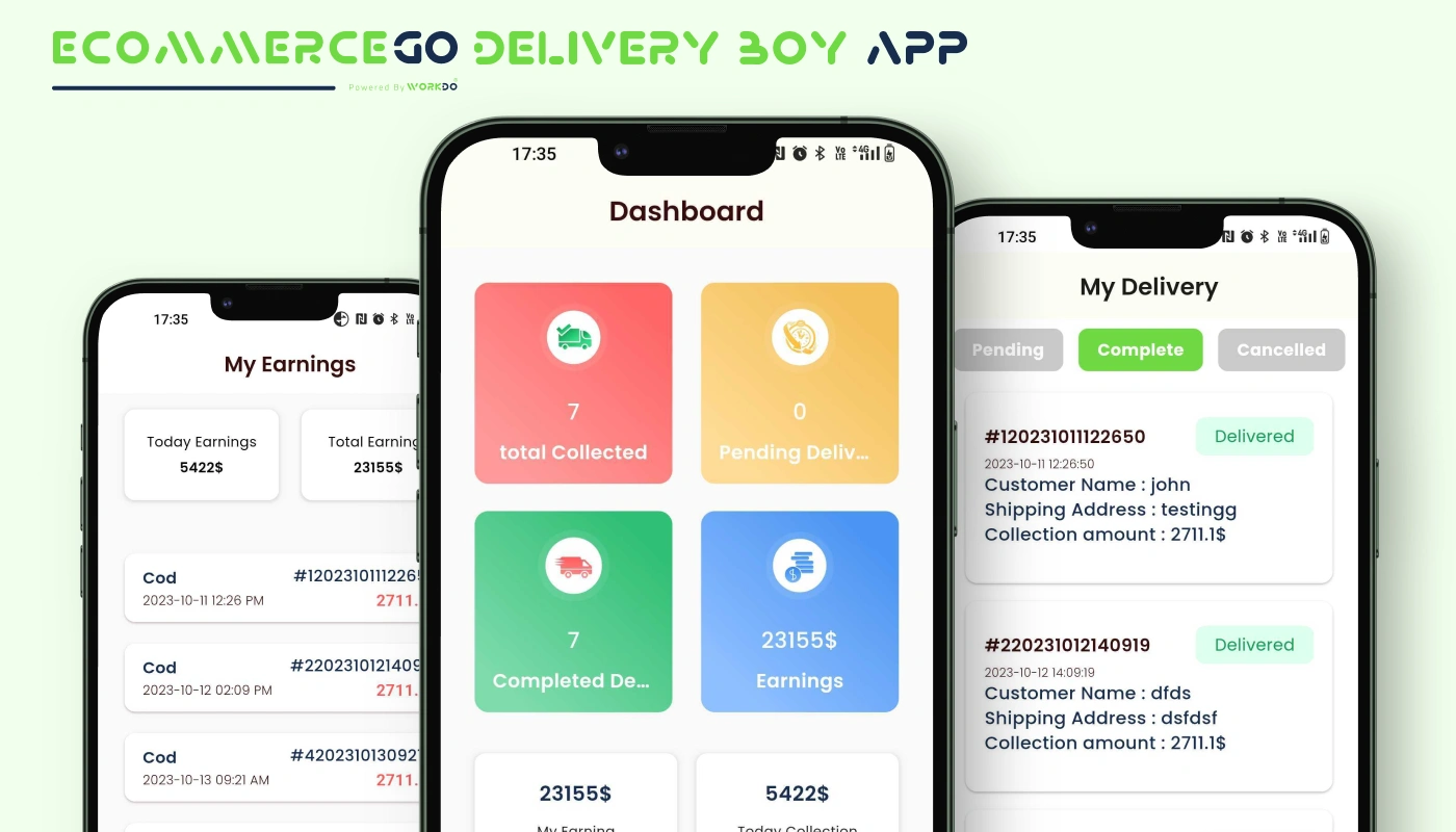 eCommerceGo Delivery Boy