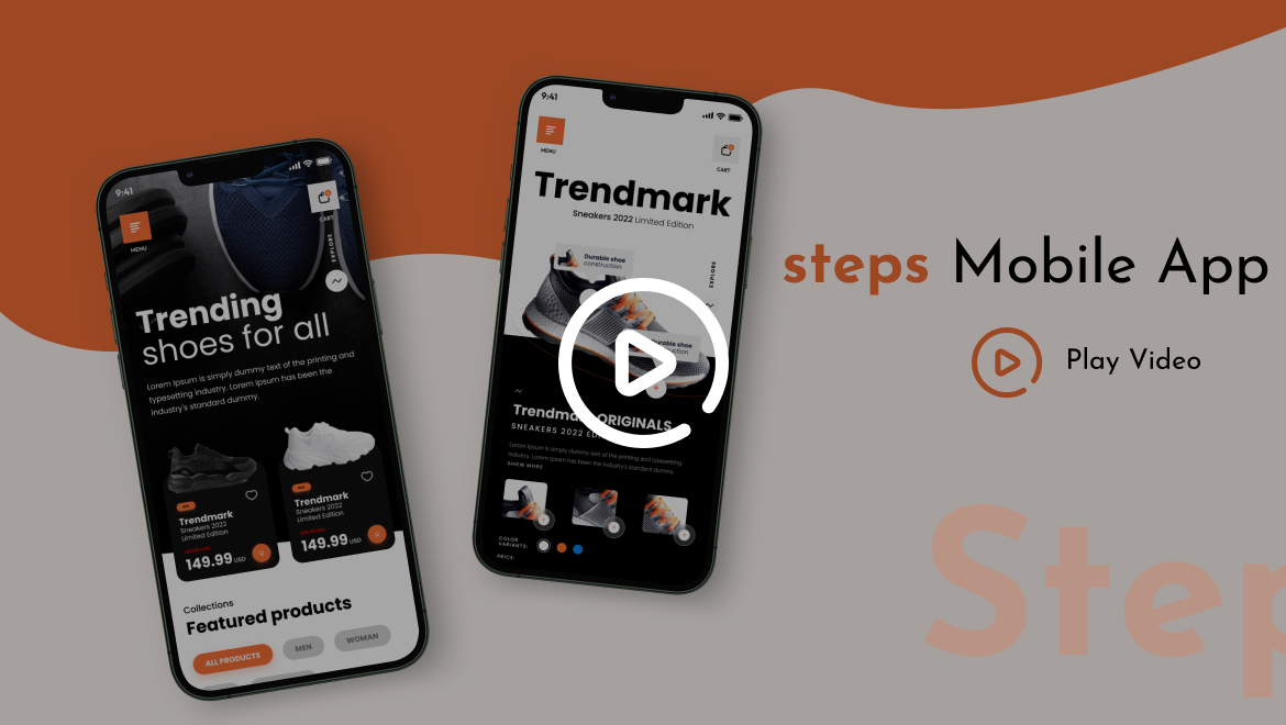 Steps – Mobile Apps for eCommerceGo SaaS