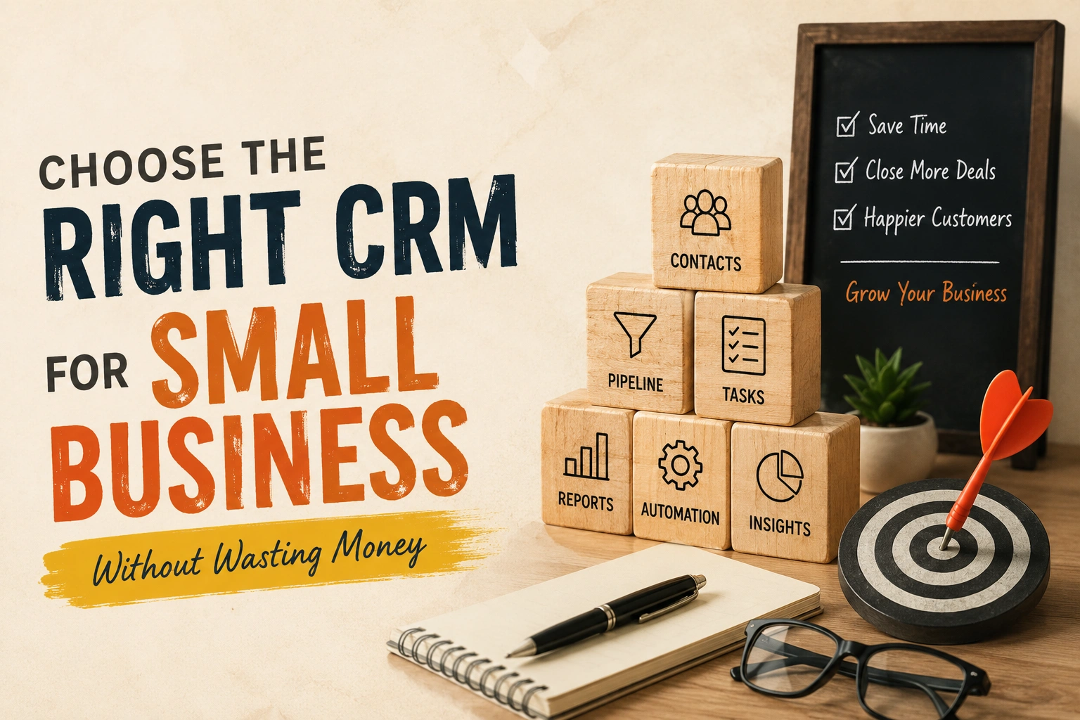 Choose Right CRM for Small Business (Without Wasting Money)