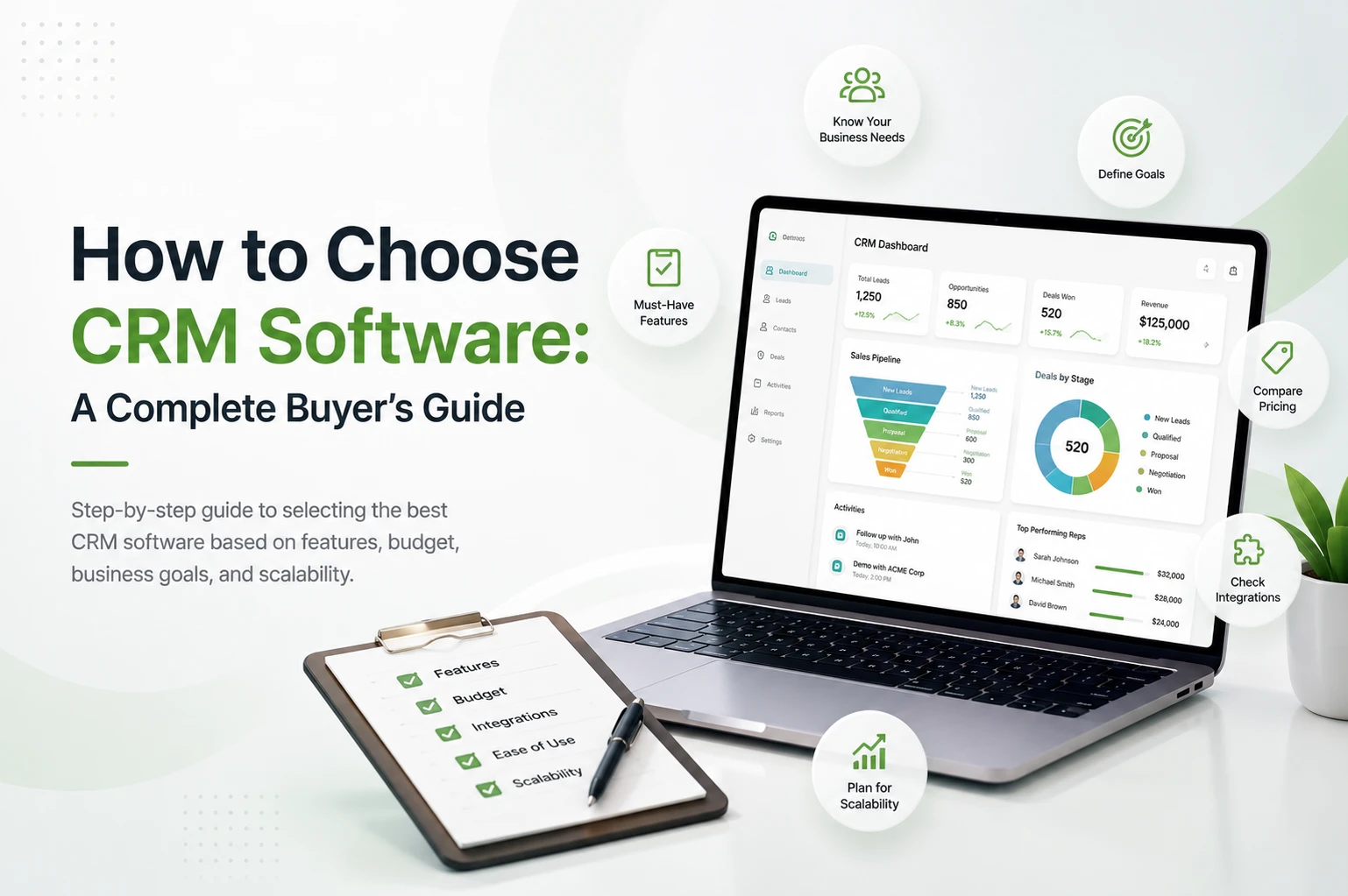 How to Choose CRM Software: A Complete Buyer’s Guide