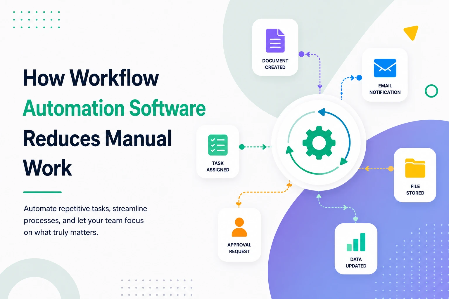 How Workflow Automation Software Reduces Manual Work in Companies