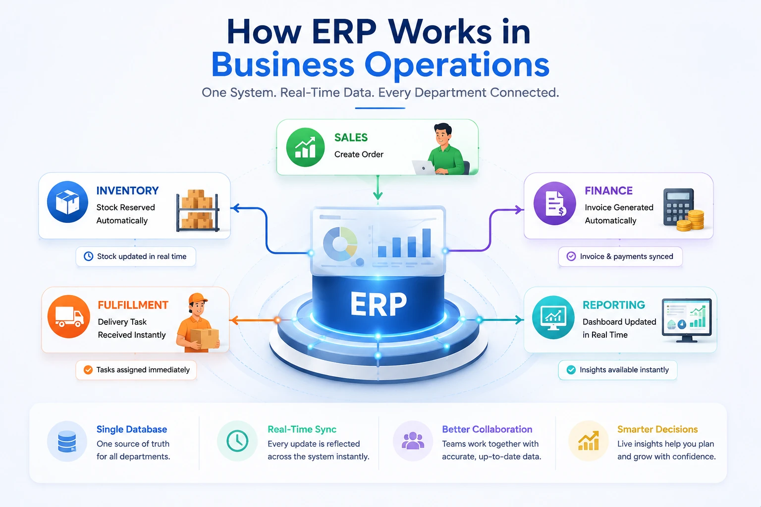 How ERP Works in Business Operations